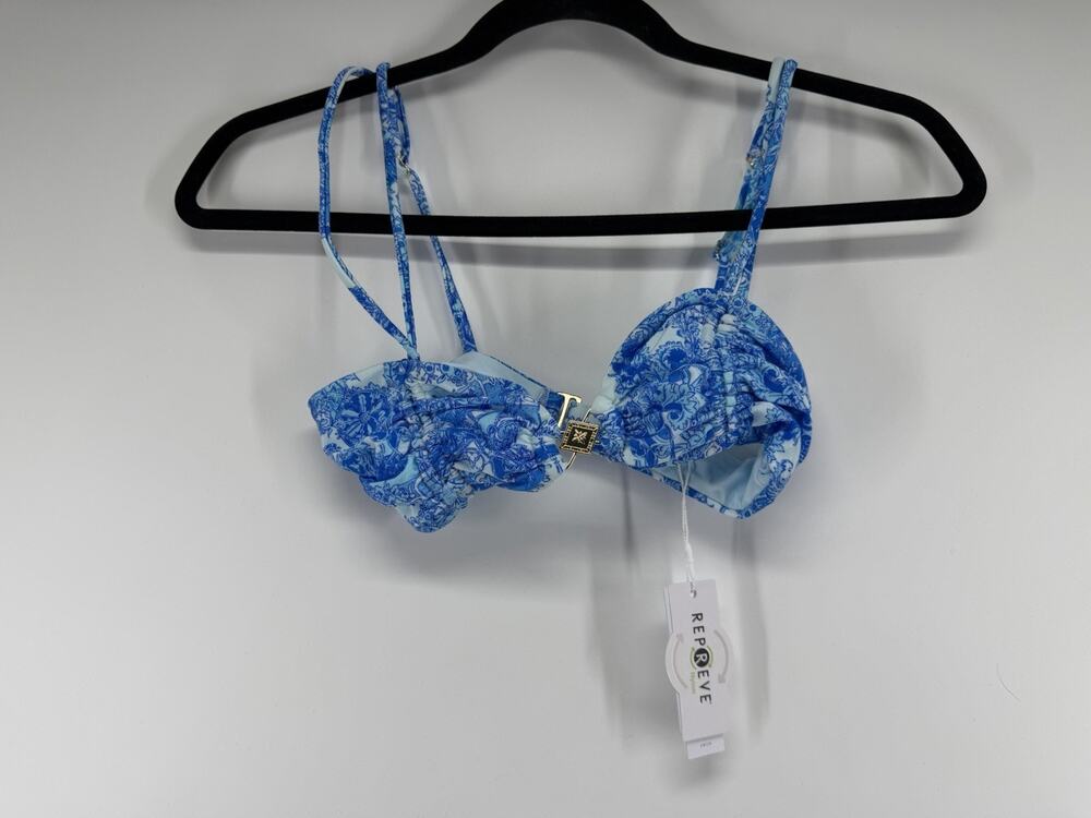 Bydee ISCHIA BIKINI TOP IN AZZURRO Blue Women’s XS NWT